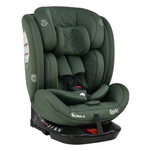 Bebe Stars Παιδικό Κάθισμα Αυτοκινήτου Epic Isofix i-Size 360° Forest Green 0-36kg