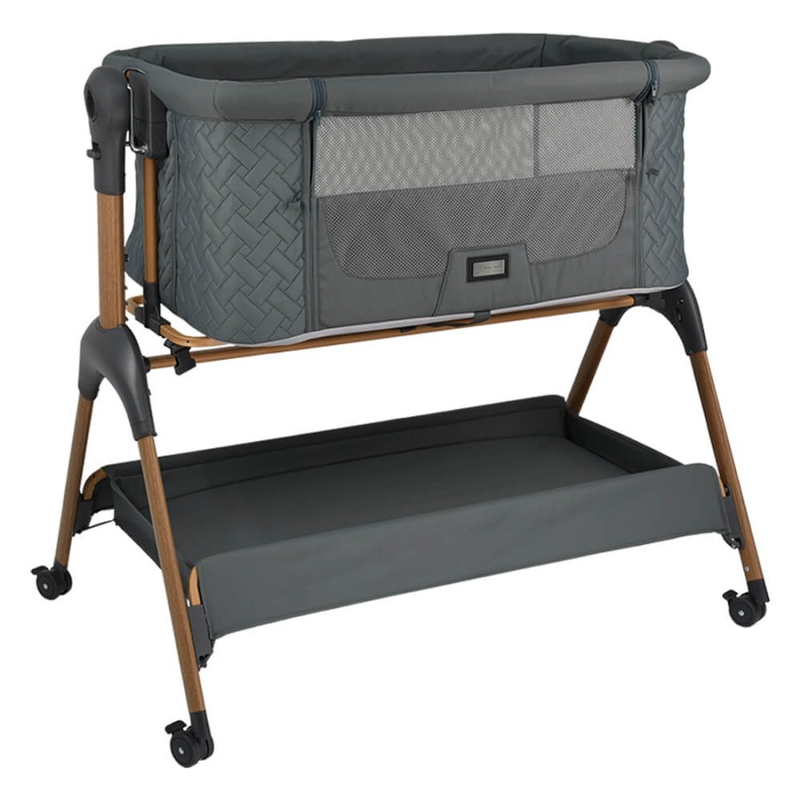 Bebe Stars Βρεφικό Λίκνο Style 2 σε 1 Smoked Grey