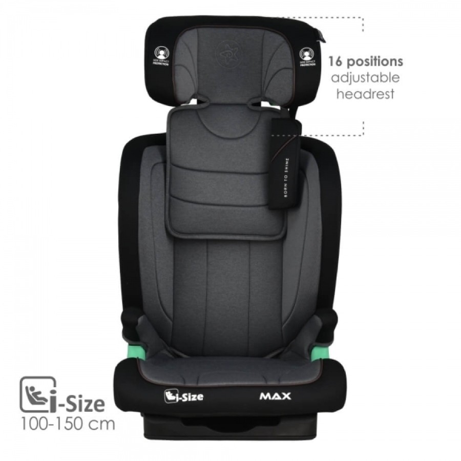 Bebe Stars Κάθισμα Αυτοκινήτου Max Isofix i-Size 100-150cm (15-36kg) Olive