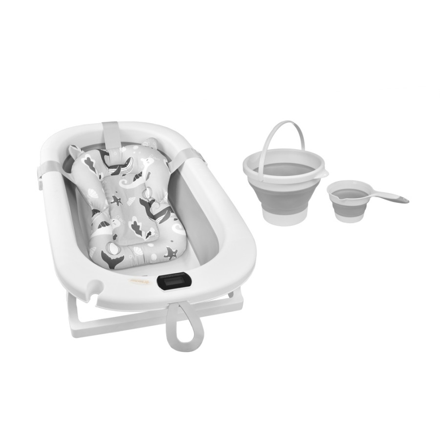 Bebe Stars Βρεφική Μπανιέρα Πτυσσόμενη Foldy SET με Θερμόμετρο & Αξεσουάρ