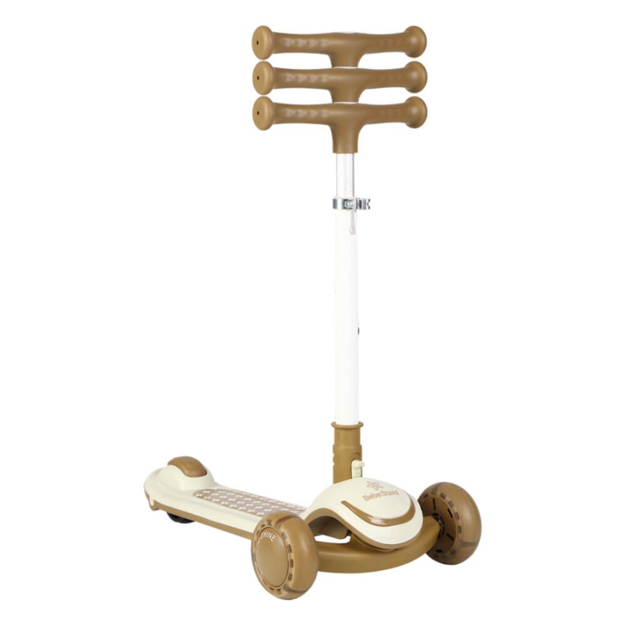 Bebe Stars Παιδικό Πατίνι με Φώτα LED X-Ride Beige 670-182