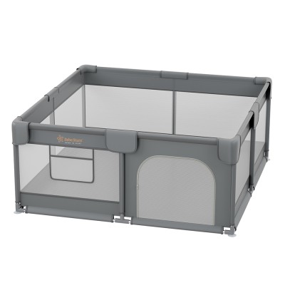 Bebe Stars Πάρκο για Μωρά Τετράγωνο 150x150εκ. Playzen Grey 880-100