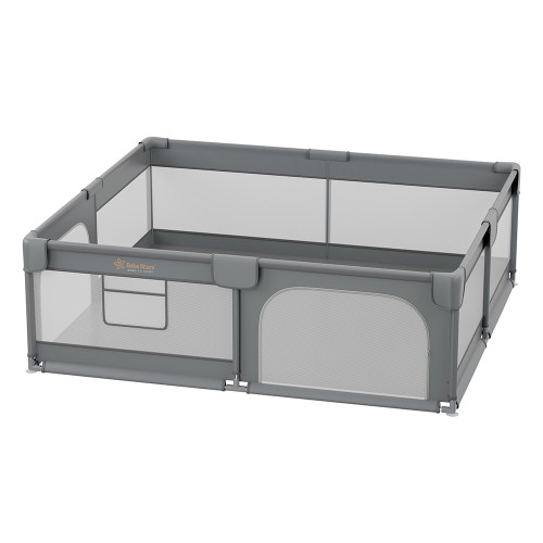 Bebe Stars Πάρκο για Μωρά Ορθογώνιο 180x200εκ. Playzen Grey 880-200