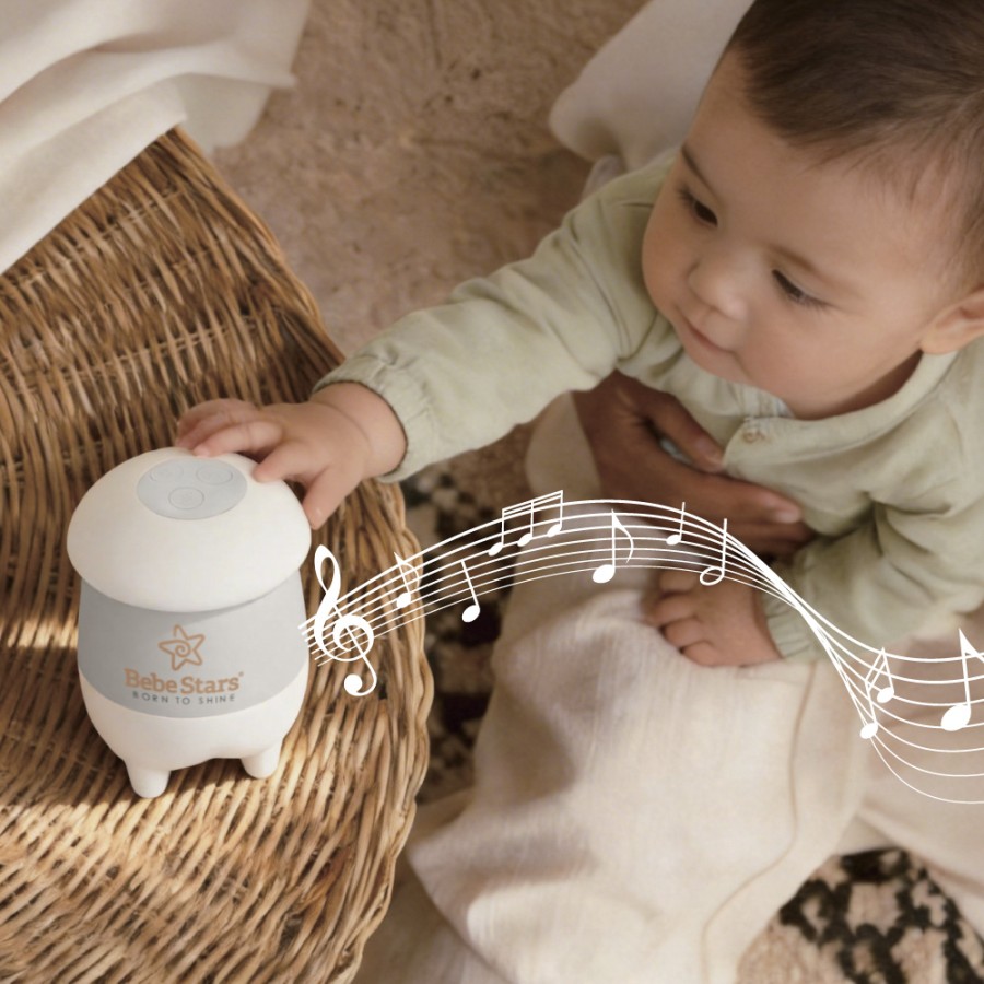 Bebe Stars Μηχανισμός 3 in 1 Δόνηση, Ήχος & Φως Νυκτός με Bluetooth 20-170