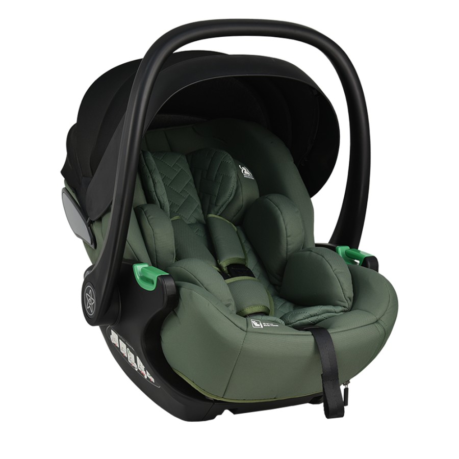 Bebe Stars Βρεφικό Κάθισμα Αυτοκινήτου με Ανάκληση Baby i-Size 40-87cm Forest Green 004-176