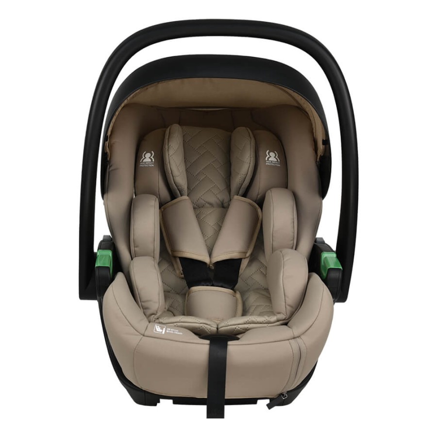 Bebe Stars Βρεφικό Κάθισμα Αυτοκινήτου με Ανάκληση Baby i-Size 40-87cm Natural Beige 004-182