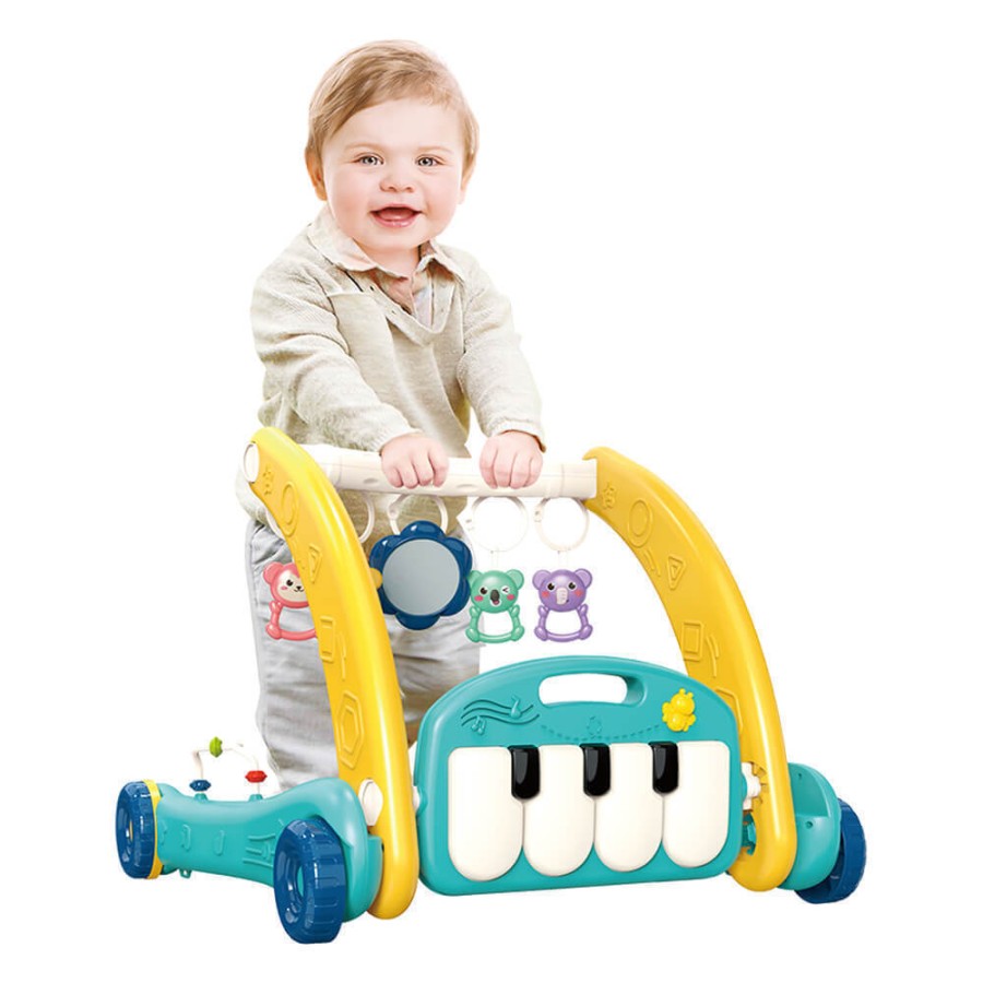 Bebe Stars Piano Bunny 2 in 1 Γυμναστήριο Μωρού & Περπατούρα με Μουσικό Πιάνο
