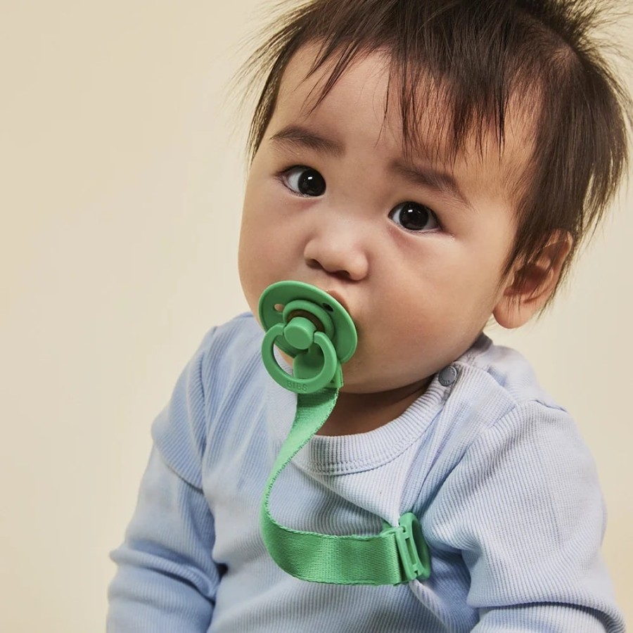 Πιπίλες Στρογγυλές Bibs Colour Cactus/Matcha από 100% Φυσικό Καουτσούκ 2τμχ. No1 0-6 μηνών