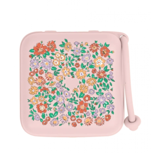 Θήκη για 3 Πιπίλες Bibs Liberty Oscar Meadow Blossom