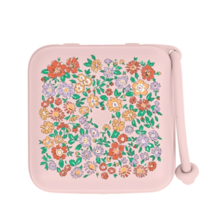 Θήκη για 3 Πιπίλες Bibs Liberty Oscar Meadow Blossom