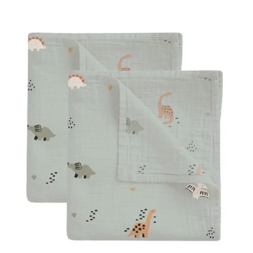 Bimbidreams Σετ 2 Πάνες Αγκαλιάς Bamboo Bronto 60x60εκ.