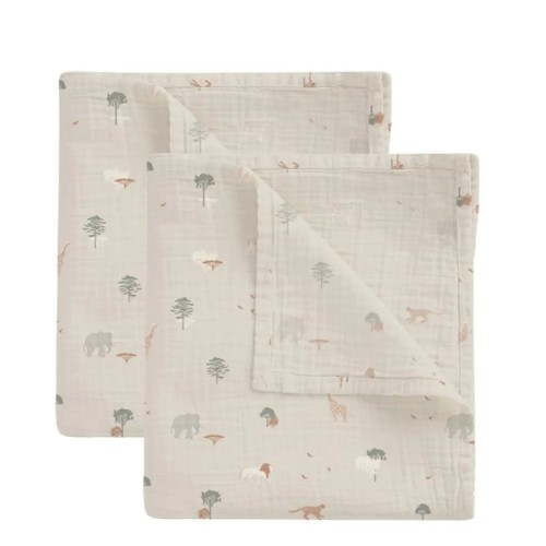 Bimbidreams Σετ 2 Πάνες Αγκαλιάς Bamboo Nairobi 60x60εκ.