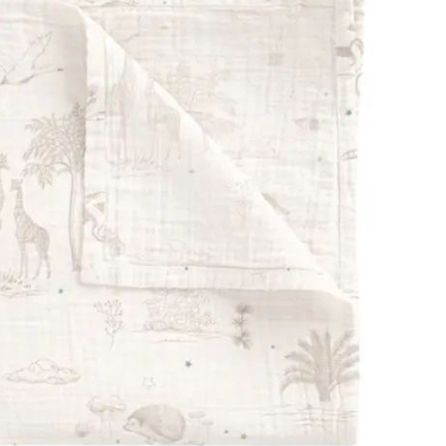 Bimbidreams Σετ 2 Πάνες Αγκαλιάς Bamboo Noe 60x60εκ.