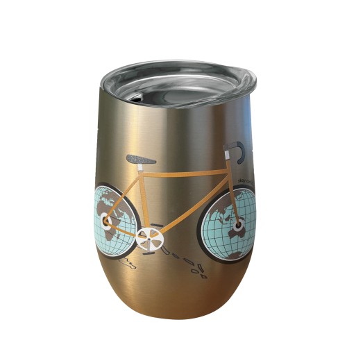 Chic Mic Κούπα Θερμός Bioloco Office Cup World Traveller 420ml