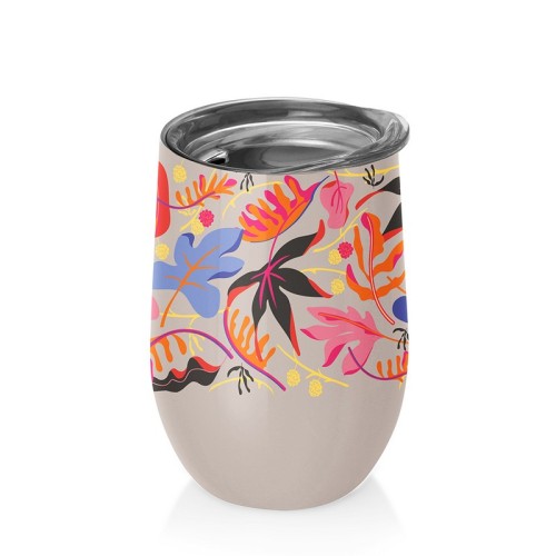 Ανοξείδωτη Κούπα Θερμός Chic Mic Bioloco Office Secret Garden 420ml