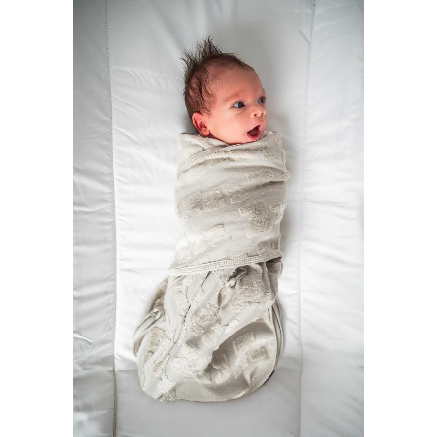 BabyBliss Υπνόσακος/Κουβέρτα Φασκιώματος BlissSnug Ροζ / Γκρι Σετ 2τμχ.