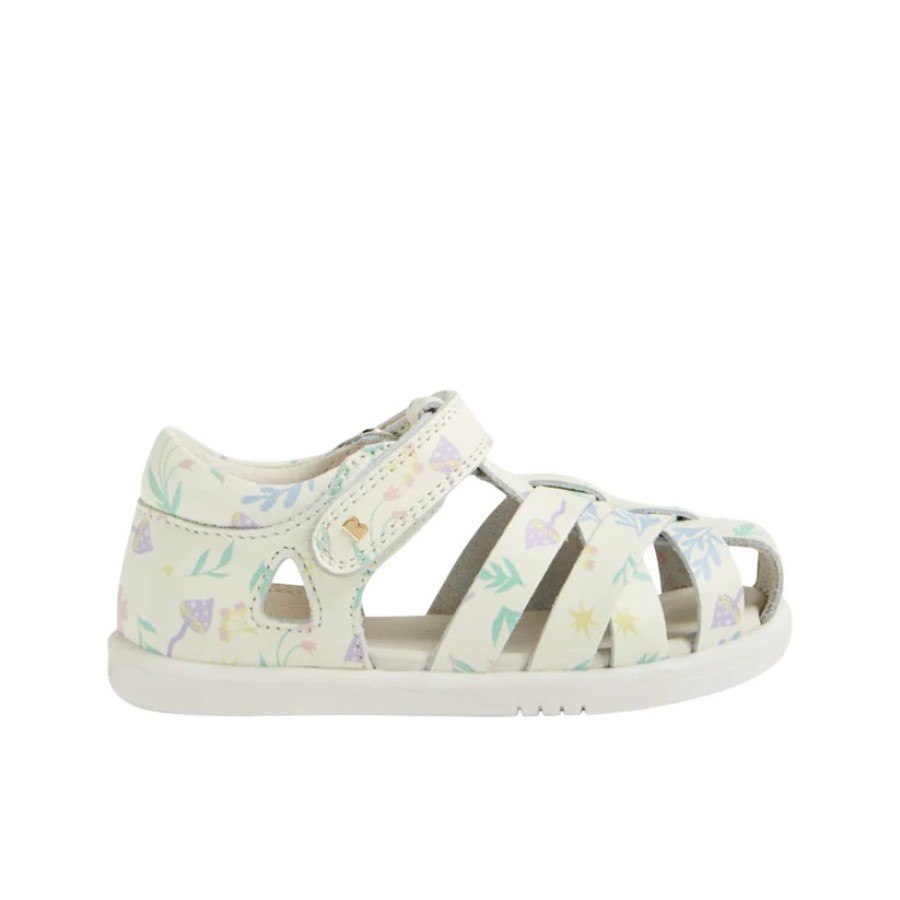 Παιδικό Πέδιλο Bobux Step Up Tropicana II Quickdry White Floral