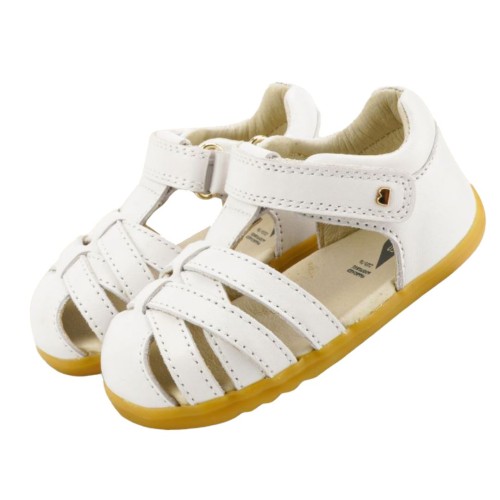 Bobux Βρεφικά Πέδιλα Step Up Cross Jump White