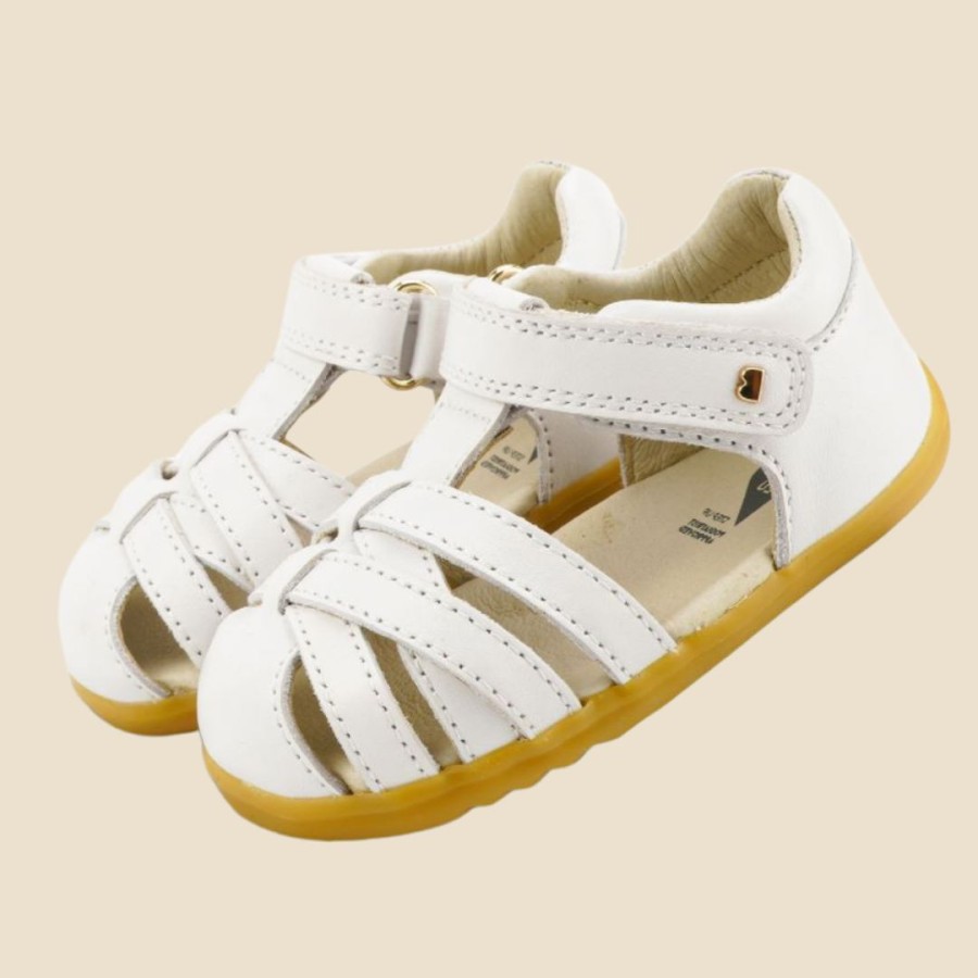 Bobux Βρεφικά Πέδιλα Step Up Cross Jump White