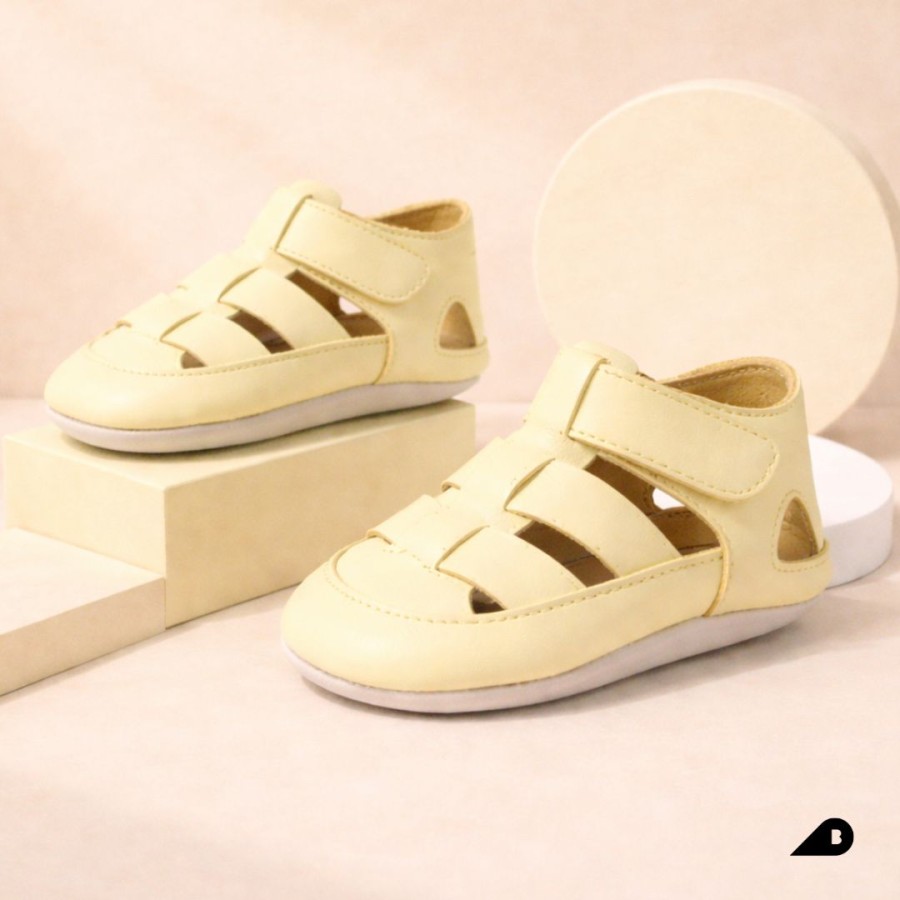 Ανατομικά Βρεφικά Παπούτσια Bobux Soft Sole Tidal Mini Pale Banana