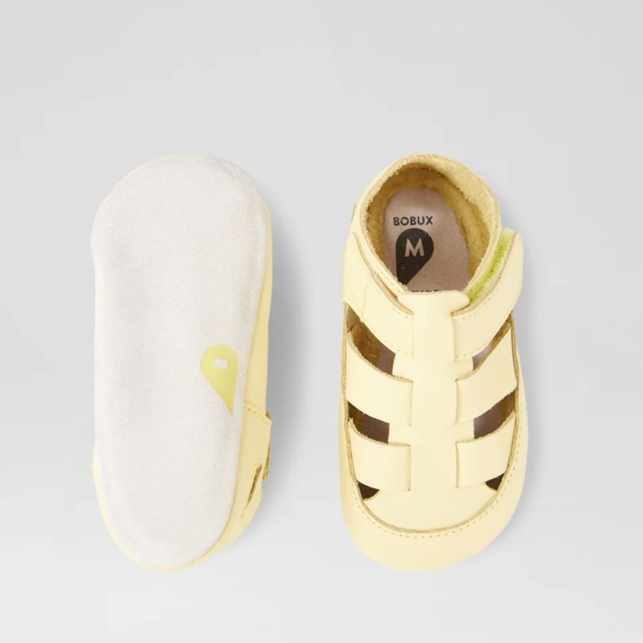 Ανατομικά Βρεφικά Παπούτσια Bobux Soft Sole Tidal Mini Pale Banana