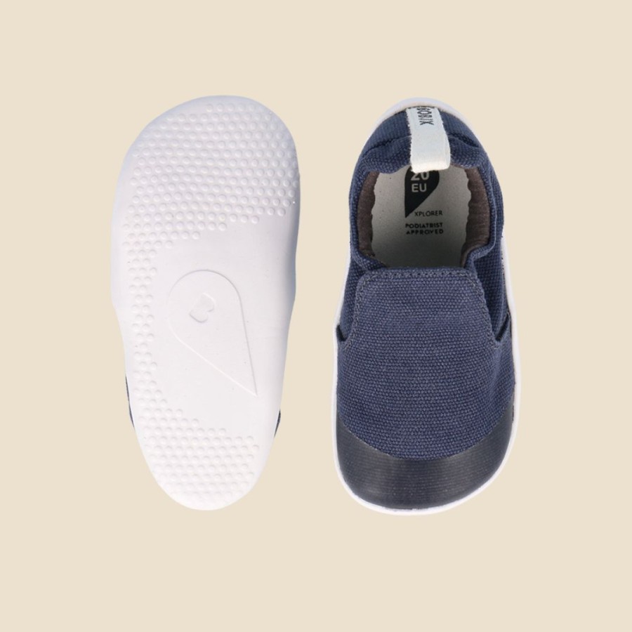 Bobux Βρεφικά Παπούτσια για τα Πρώτα Βήματα Xplorer Scamp Organic Navy