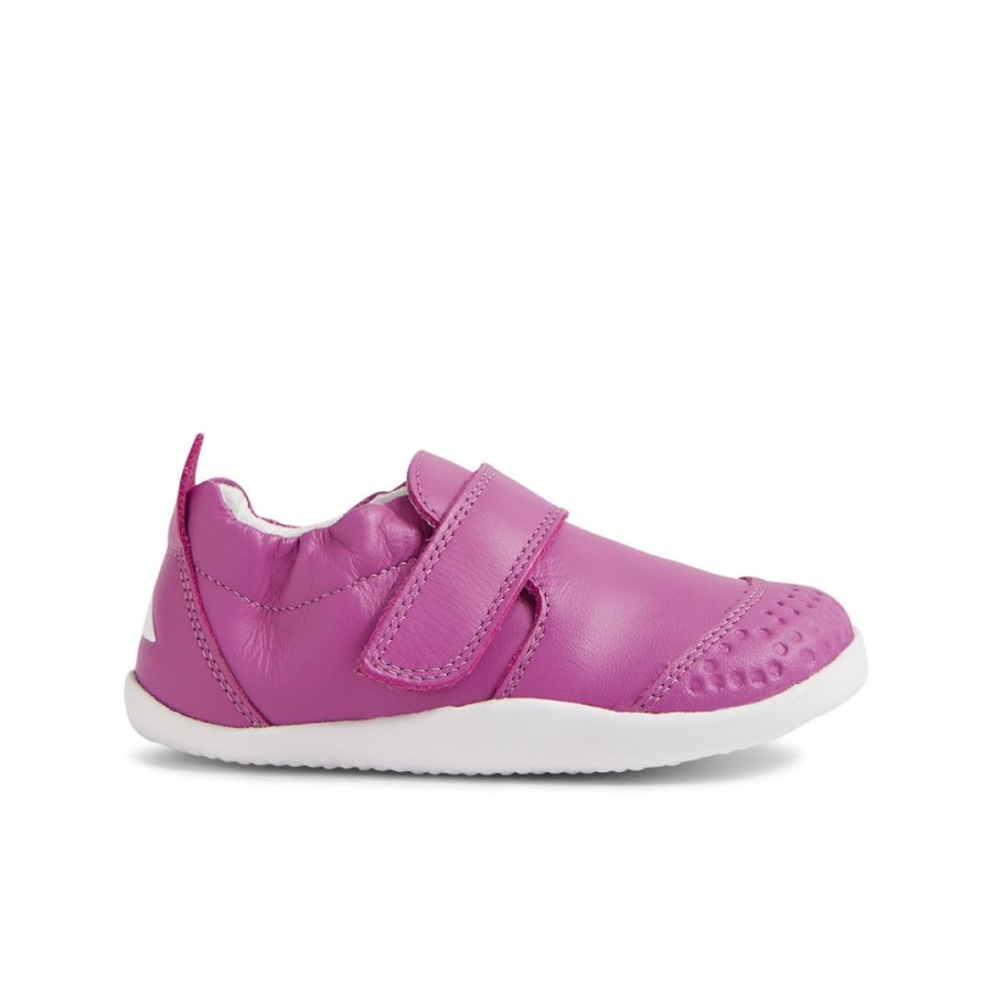 Bobux Δερμάτινο Ανατομικό Βρεφικό Παπούτσι Xplorer Go Trainer Orchid