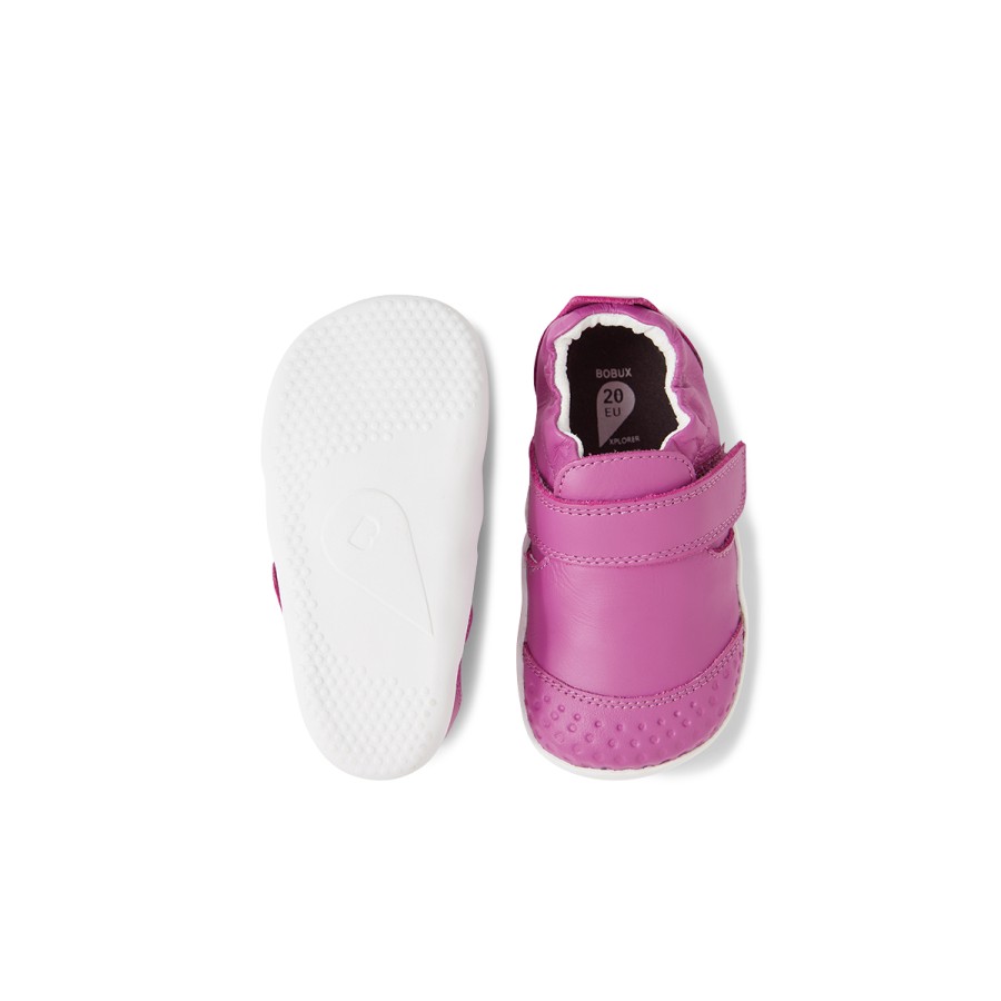 Bobux Δερμάτινο Ανατομικό Βρεφικό Παπούτσι Xplorer Go Trainer Orchid