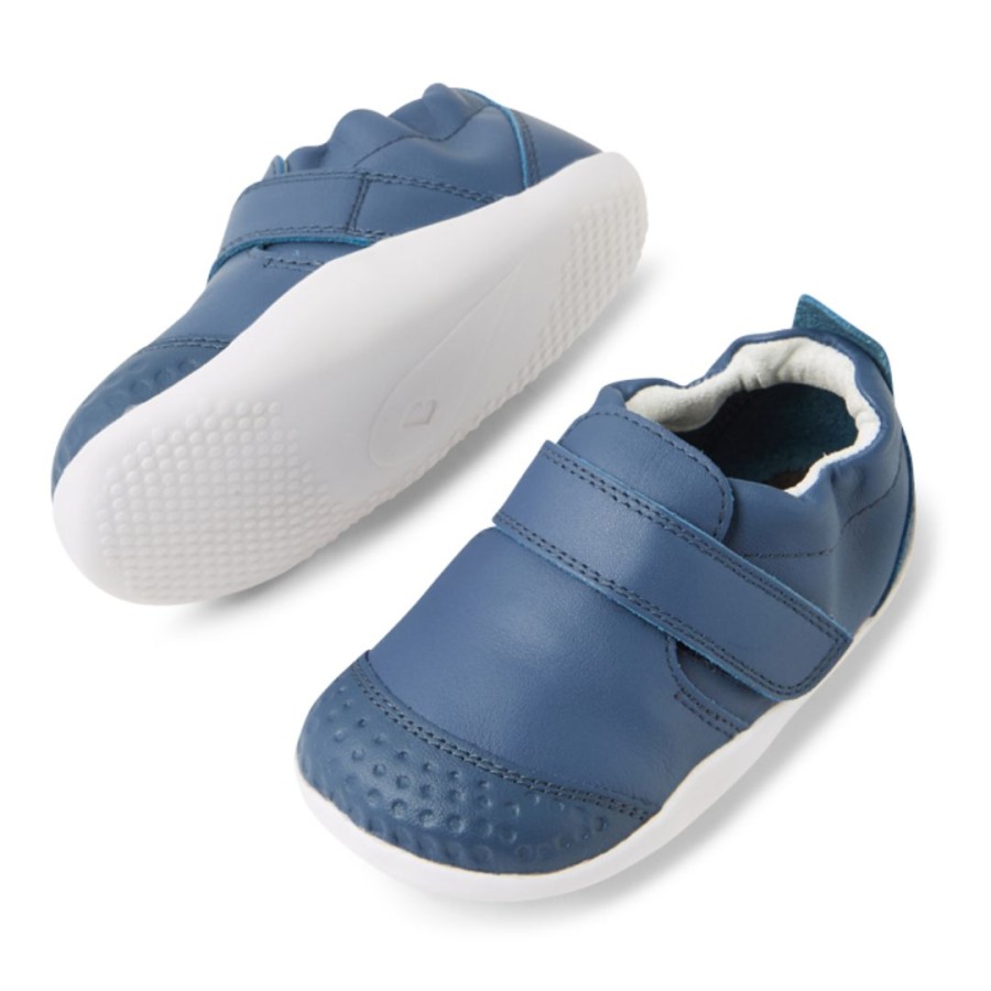 Bobux Δερμάτινο Ανατομικό Βρεφικό Παπούτσι Xplorer Go Vintage Indigo
