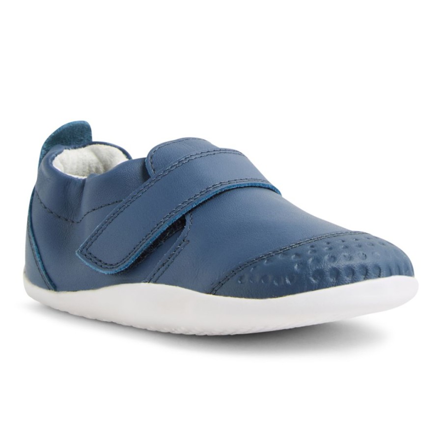 Bobux Δερμάτινο Ανατομικό Βρεφικό Παπούτσι Xplorer Go Vintage Indigo