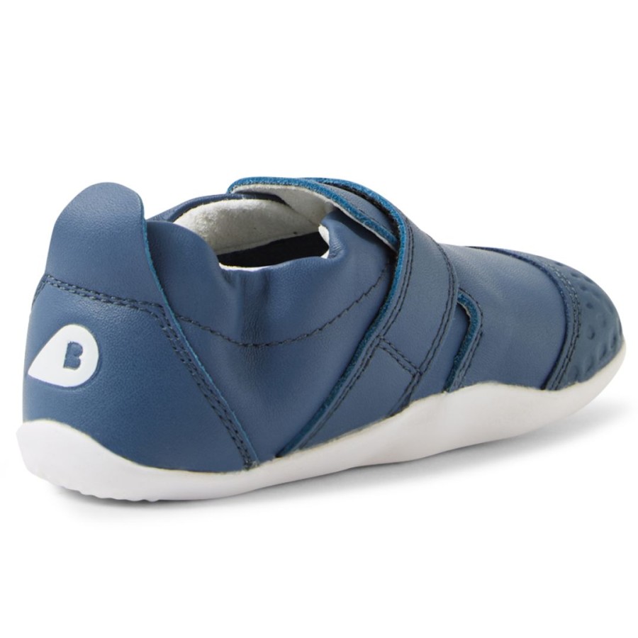Bobux Δερμάτινο Ανατομικό Βρεφικό Παπούτσι Xplorer Go Vintage Indigo