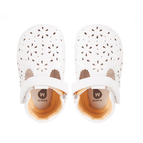 Ανατομικά Βρεφικά Παπούτσια Bobux Soft Sole Lacey White
