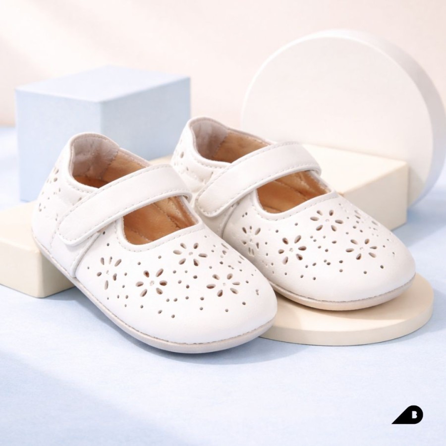 Ανατομικά Βρεφικά Παπούτσια Bobux Soft Sole Lacey White