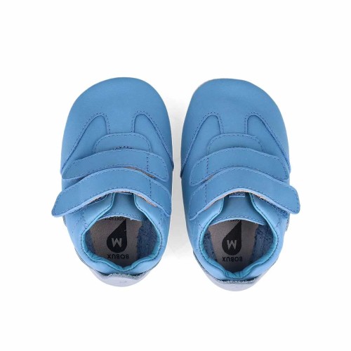 Bobux Ανατομικά Βρεφικά Παπούτσια Soft Sole Murphy Binjau Blue + Navy