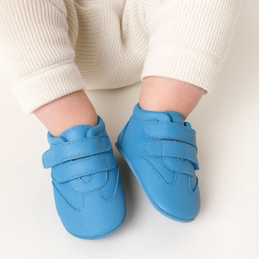 Bobux Ανατομικά Βρεφικά Παπούτσια Soft Sole Murphy Binjau Blue + Navy