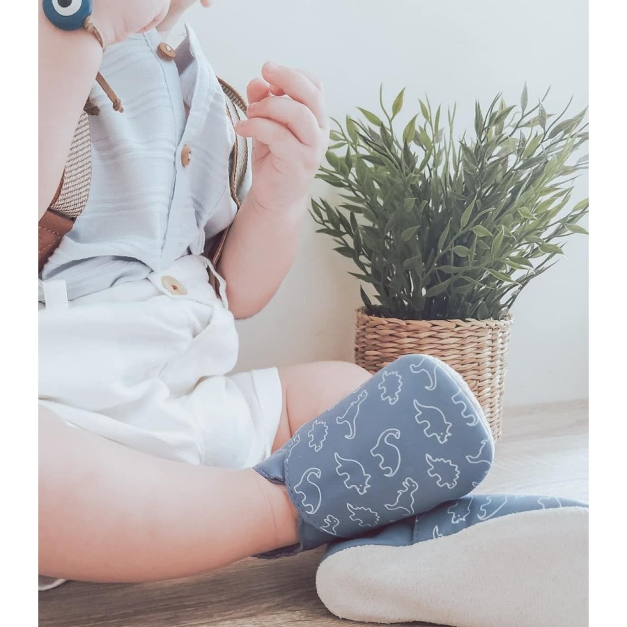Bobux Ανατομικά Βρεφικά Παπούτσια Soft Sole Murphy Binjau Blue + Navy