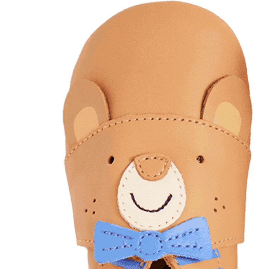 Bobux Ανατομικά Βρεφικά Παπούτσια Soft Sole Smart Bear Biscuit