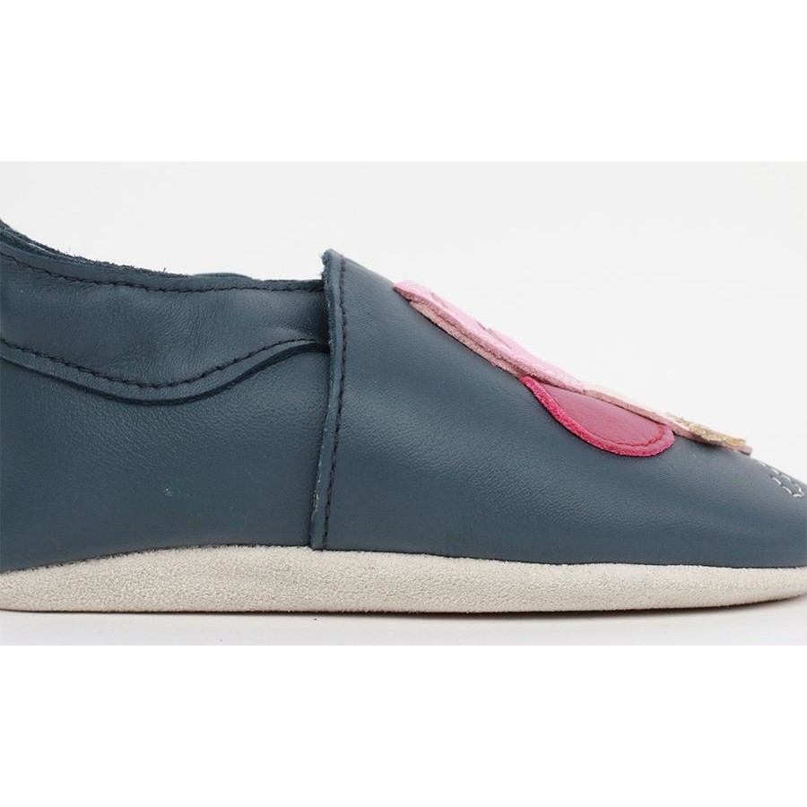 Bobux Ανατομικά Βρεφικά Παπούτσια Soft Sole Murphy Binjau Blue + Navy