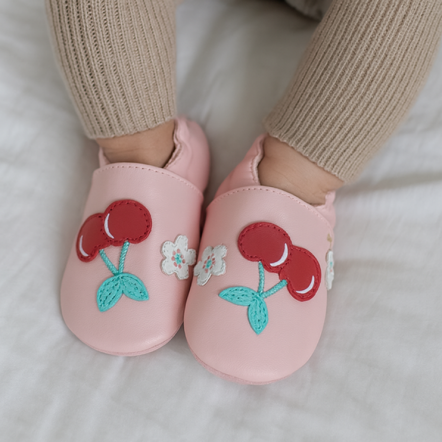 Ανατομικά Βρεφικά Παπούτσια Bobux Soft Sole Cherry Blossom Parfait
