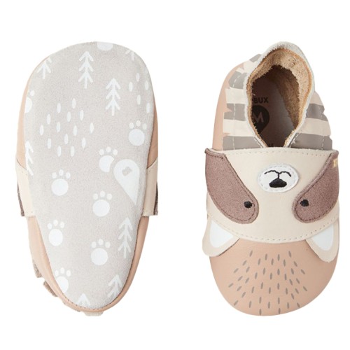 Bobux Ανατομικά Βρεφικά Παπούτσια Soft Sole Rickie Pearl Beige