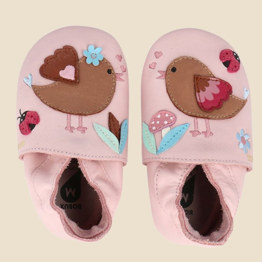Bobux Ανατομικά Βρεφικά Παπούτσια Soft Sole Songbird Blossom