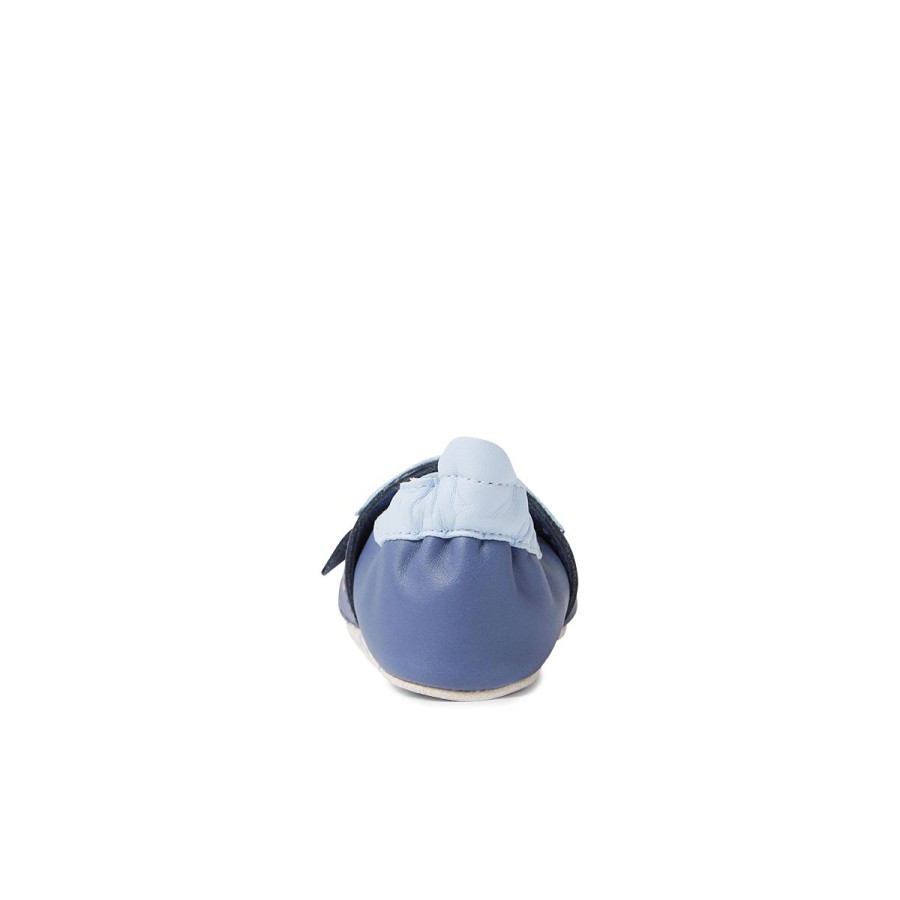 Bobux Ανατομικά Βρεφικά Παπούτσια Soft Sole Whale Blue Indigo