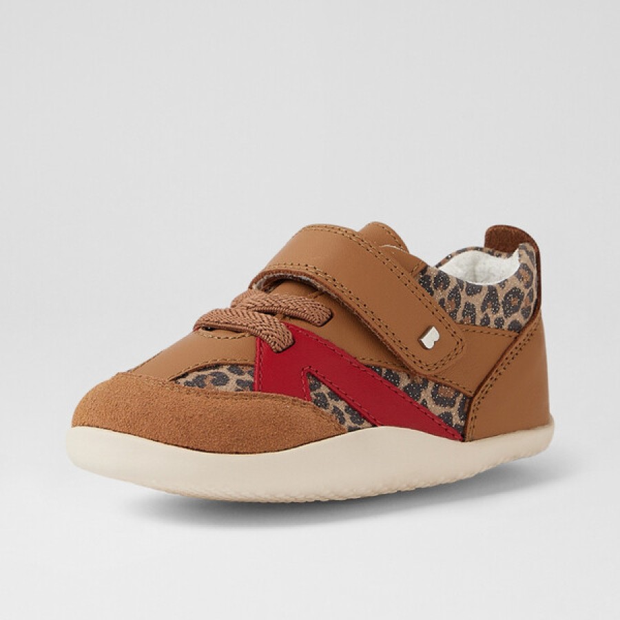 Βρεφικά Παπουτσάκια Bobux Xplorer Chase Caramel Leopard