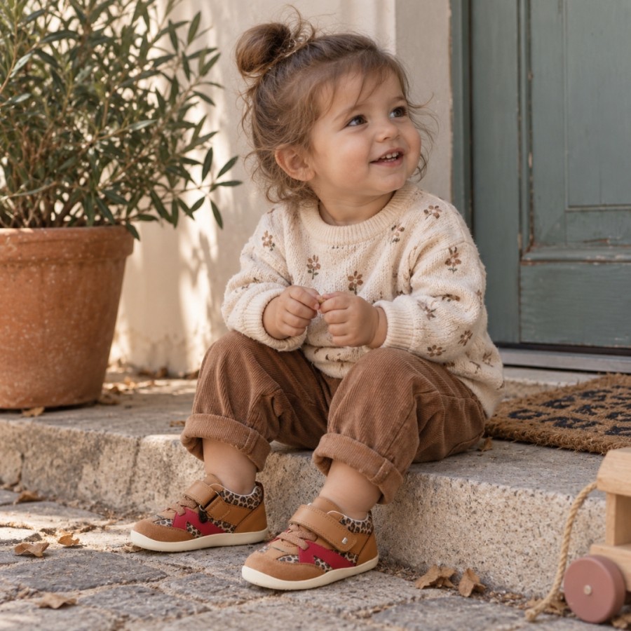 Βρεφικά Παπουτσάκια Bobux Xplorer Chase Caramel Leopard
