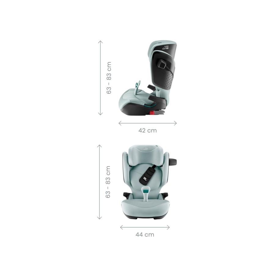 Britax Romer Κάθισμα Αυτοκινήτου Kidfix Pro Lux iSize 100-150cm (15-36kg) Urban Olive