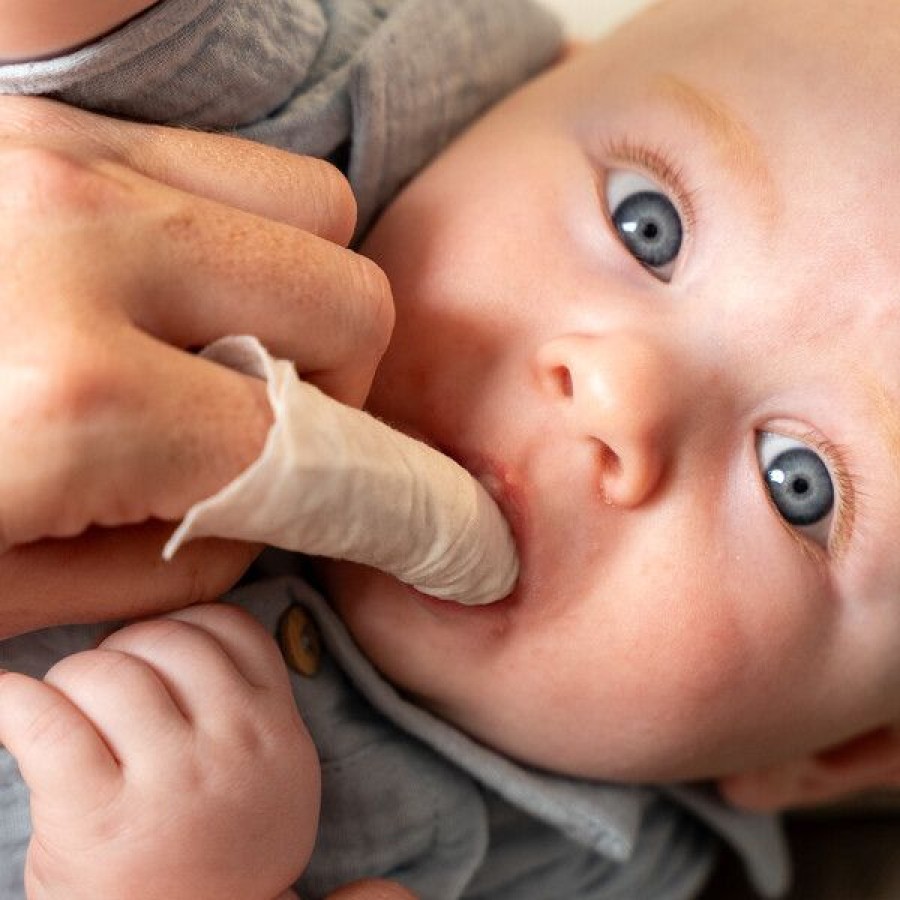 Brush-Baby Denta Wipes Βρεφικά Μαντηλάκια Φροντίδας Ούλων 0+