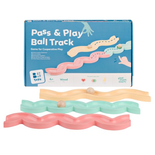 BS Toys Ξύλινο Παιχνίδι Συνεργασία με Μπάλα Pass & Play