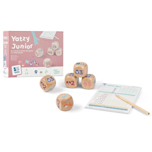 BS Toys Ξύλινο Επιτραπέζιο Παιχνίδι Yatzy Junior