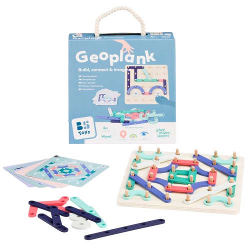 BS Toys Ξύλινος Πίνακας Δημιουργίας Geoplank
