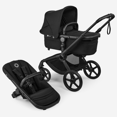 Bugaboo Καρότσι & Πορτ-Μπεμπέ Fox 5 Renew 2 σε 1 Black/Heritage Black
